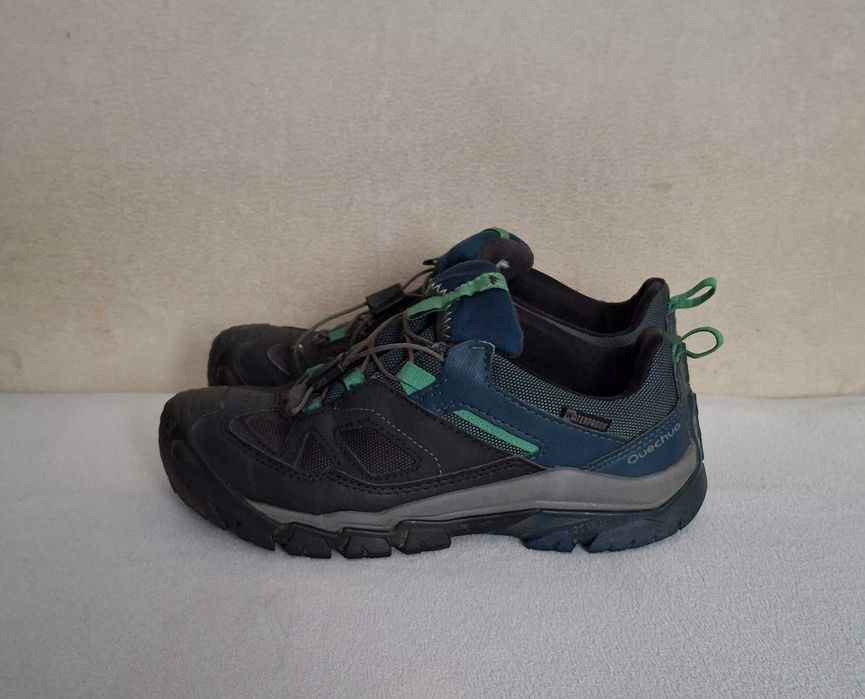 Quechua buty trekkingowe wodoodporne niskie turystyczne 37 24cm