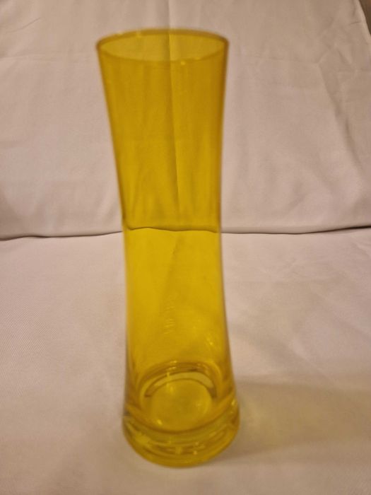 Wazon miodowy bursztynowy HSG Ząbkowice 2066 PRL 17cm | WYSYŁKA GRATIS