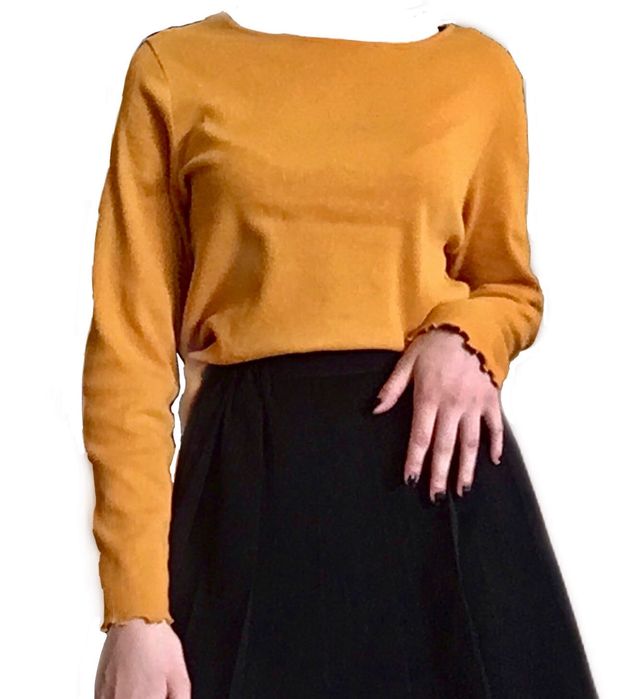 кофта свитшот топ new look s винтаж альт лонгслив реглан кроптоп