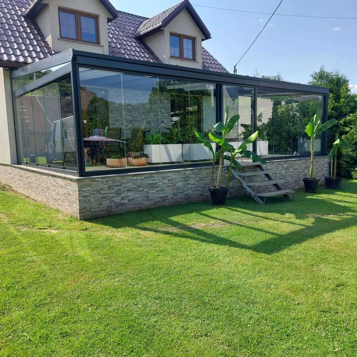 zadaszenie tarasu,pergola,drzwi przesuwne,patio,markizy ,LED