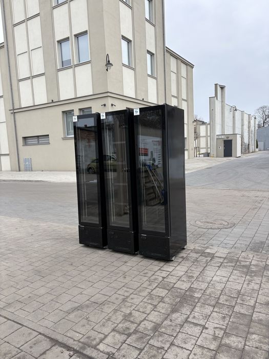 Czarna Witryna chłodnicza slim 45 cm | lodówka czarna na napoje OKAZJA