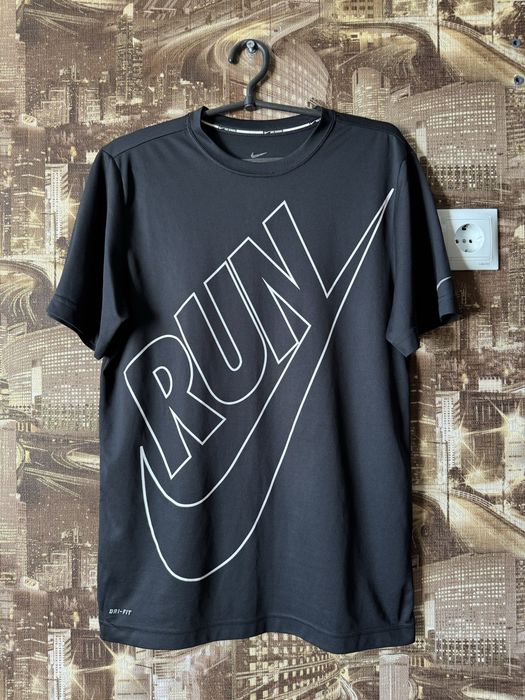 Nike Dri-FIT big logo run/training футболка