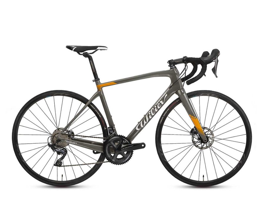 Wilier GTR Team Disc 28&quot; Shimano 105 szaro-pomarańczowy