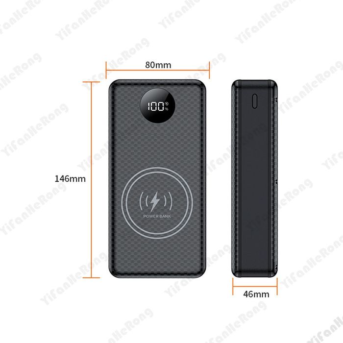 18650*6-12 22W 35000 мАг Корпус Повербанк Ліхтар PowerBank Case 5-9-12V