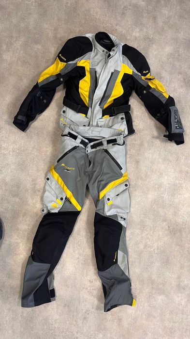 Touratech Companero World 2 motocyklowe kurtka spodnie + kurtka spodnie goretex + plecak