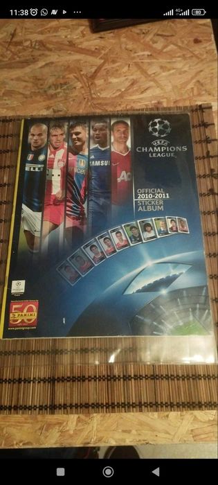 Cadernetas Champions League(ler descrição)