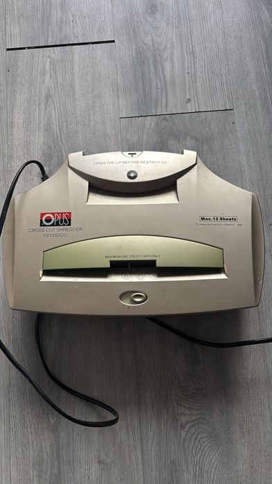 Głowica niszczarki OPUS VS 1202 CD niszczarka (M2)