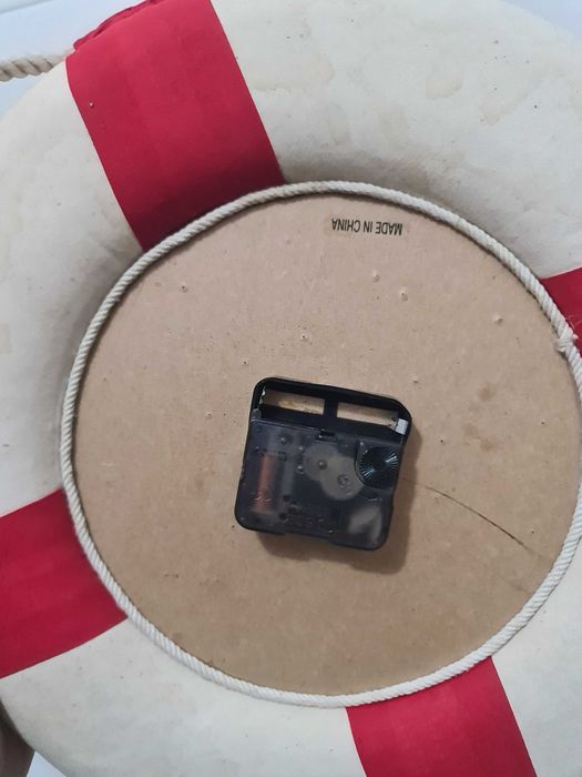 Relógio Parede Bóia Salva Vidas Náutico Marítimo Nós Navio Barco Clock