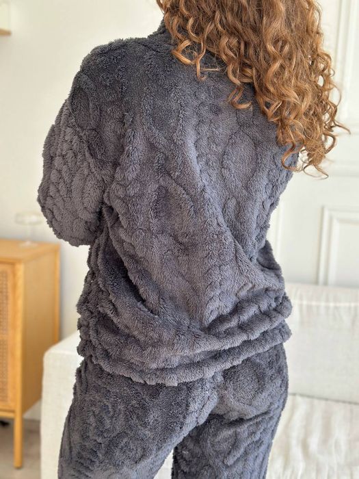 Тепла піжама,флісовий костюм,подарунок новий рік,махрова піжама