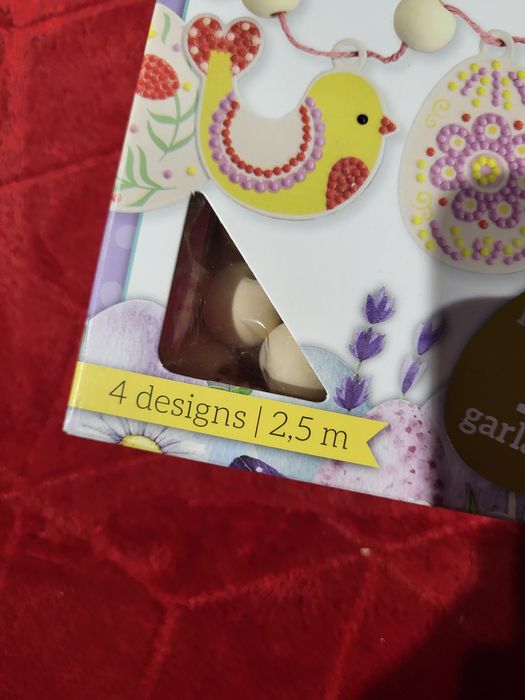 Girlanda do haftu diamentowego motyw Wielkanocny