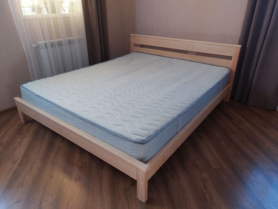 Ліжко двоспальне , ліжко з дерева