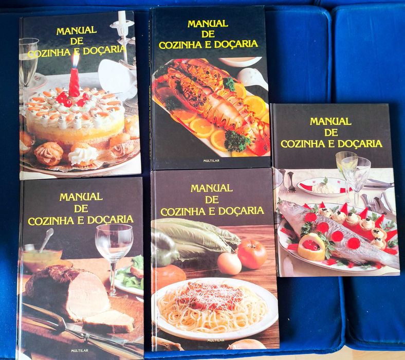Coleção Manual de Cozinha e Doçaria (5 Vols)