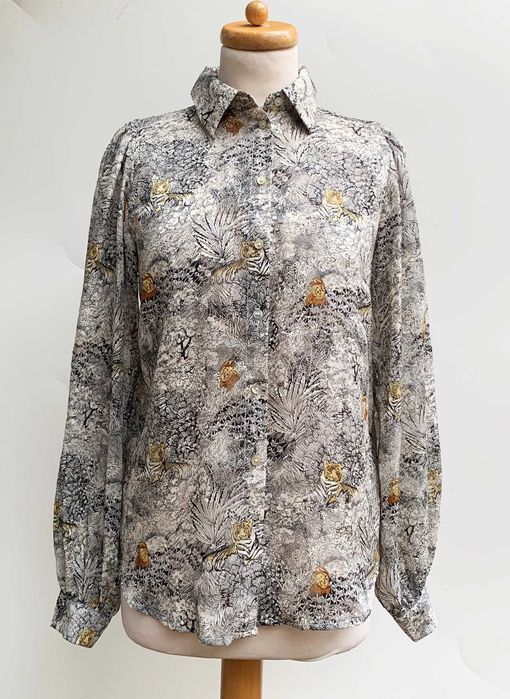 Koszula Wzory S 36 Sisters Point Bluzka Czarna Biała Wzorki