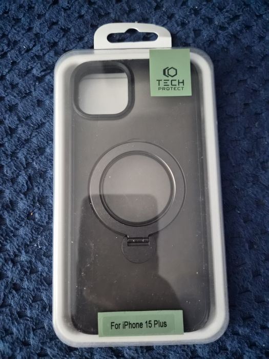 Etui Tech Protect i szkło 3mk do Iphone 15 Plus