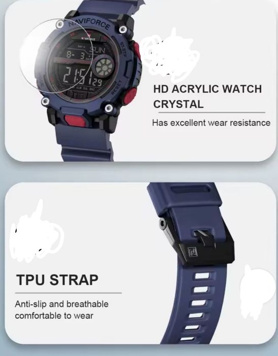 Часы тактические  Naviforce (механизм Seiko.)