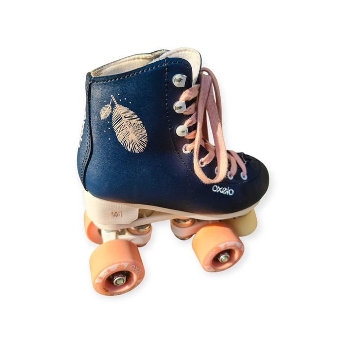 Patins Infantis Oxelo Quad Roller com Bolsa