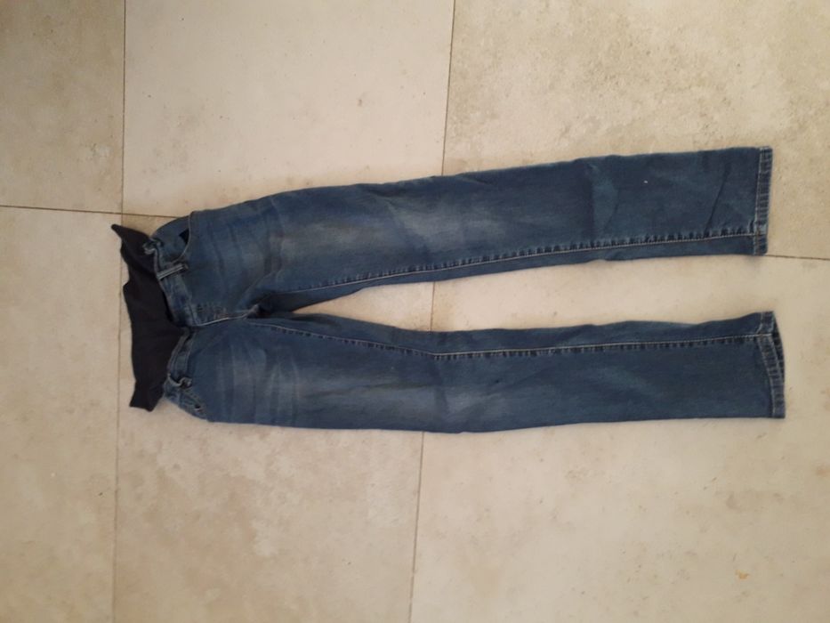 Jeansy spodnie ciazowe- rozmiar S-stan idealny