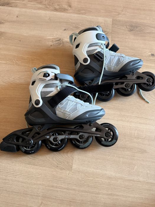 Rolki fitness Oxelo FIT500 Ice Grey
