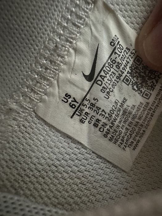 Sneakersy trampki skórzane wysokie Nike Blazer Mid 38,5
