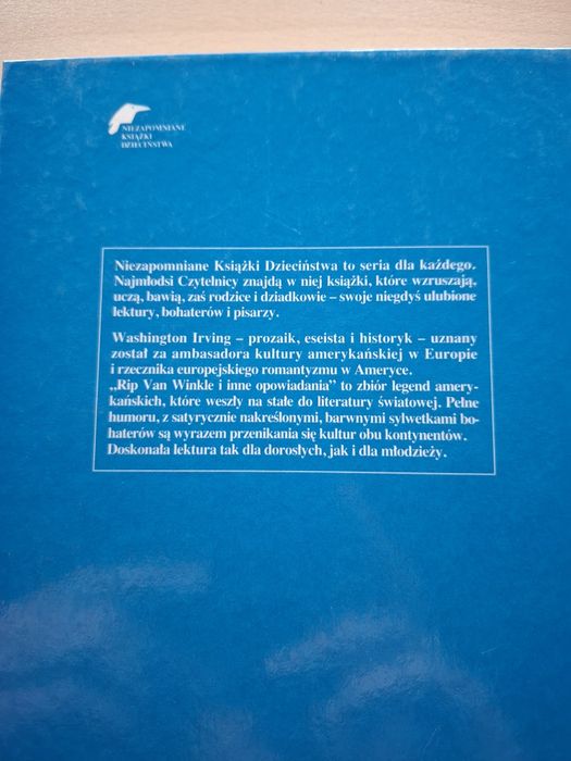 Książka "Rip Van Winkle i inne opowiadania" Washington Irving