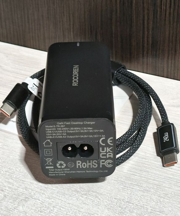 Asometech 100W екран Gan Зарядний пристрій