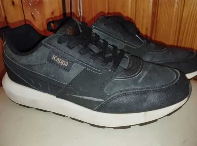 Підліткові кросівки Kappa Authentic Run (чорно-сірі)