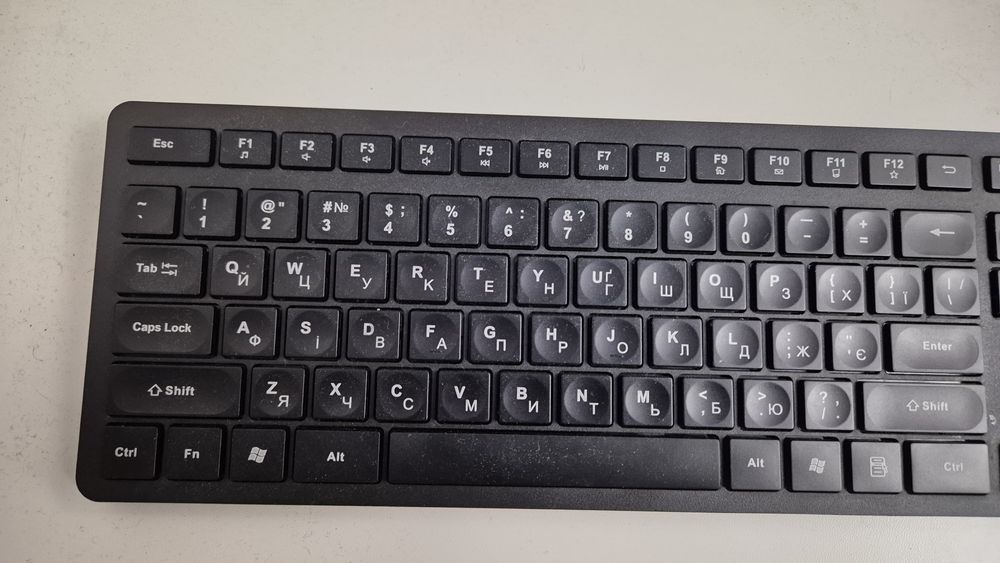 Комлект бездротова клавіатура÷мишка