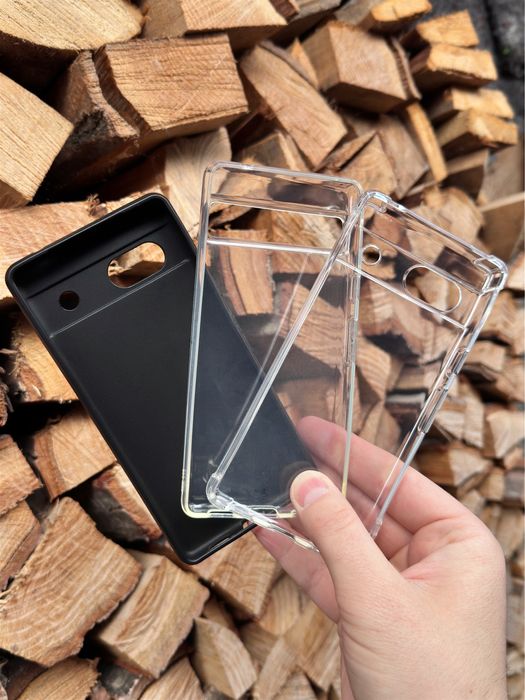 ЧОХОЛ google pixel 7a  прозорий з кутами | чехол чехлы кейс