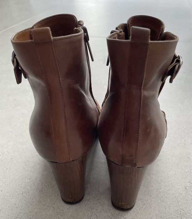 Brązowe botki Badura, rozm. 39