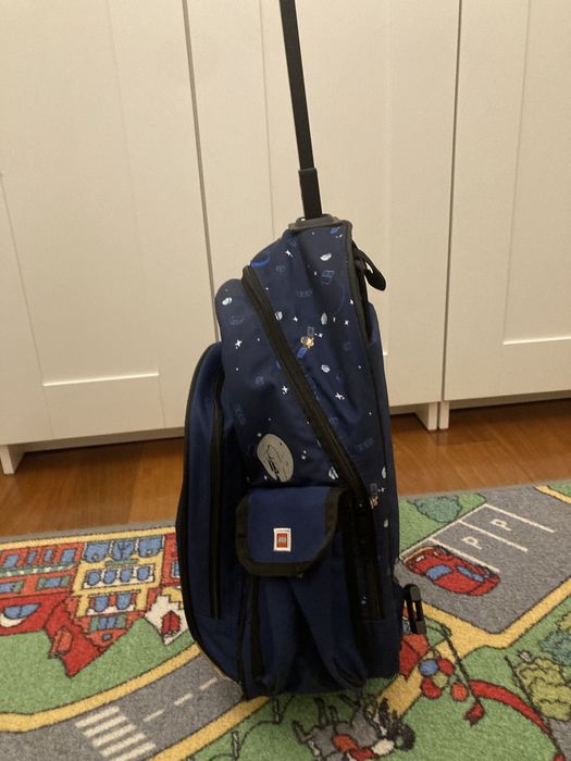 Mochila Lego City nova com trolley