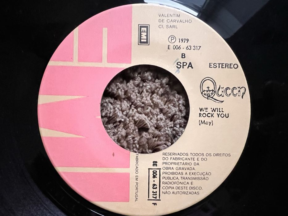 Vinil 45 RPM Queen “Crazy Little Thing Called Love”