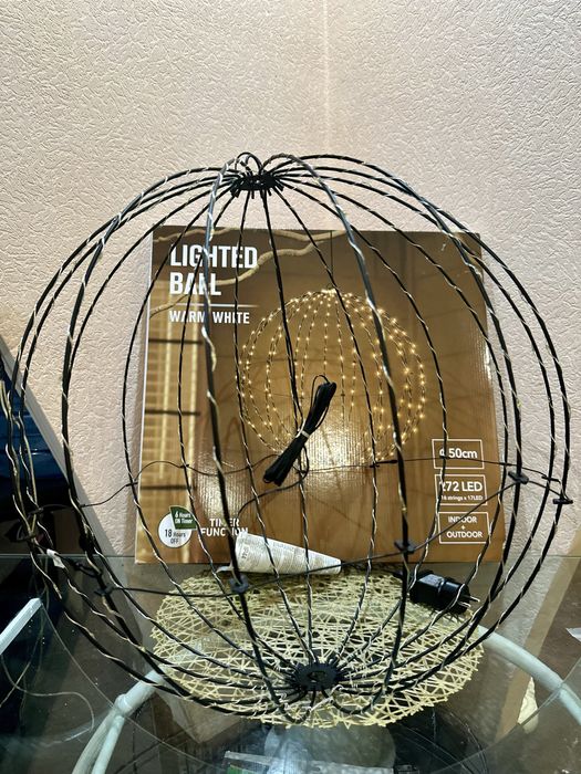 Лед гірлянда  куля 50 см