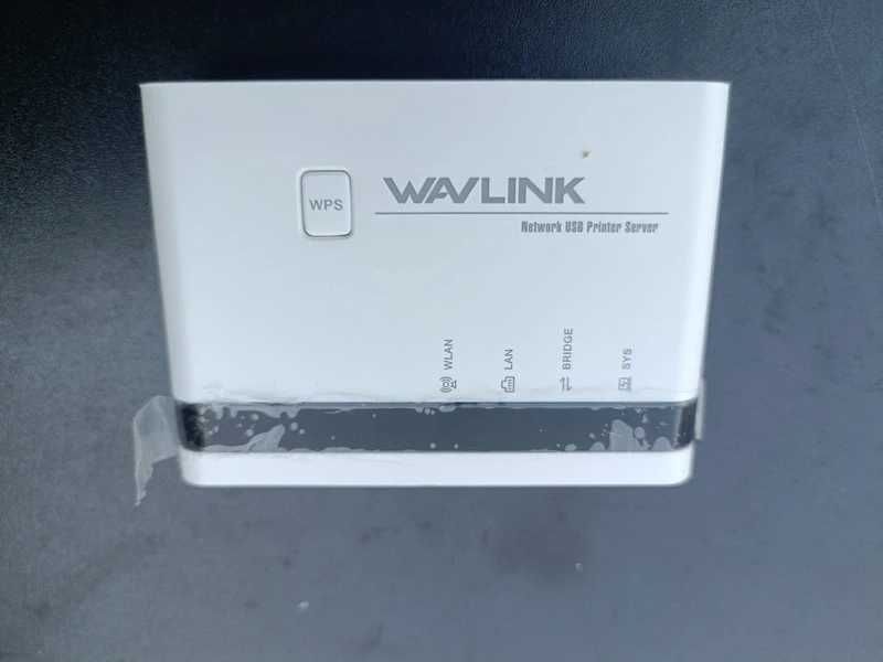 Bezprzewodowy serwer druku WiFi USB z 10/100Mbps LAN/Bridge 480Mbps