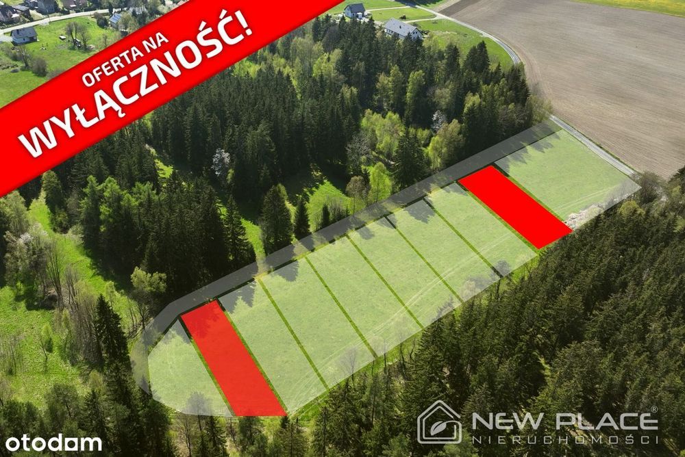 Obniżka! Z Mpzp, widok Gór Stołowych, Złotno