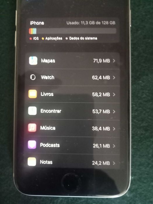 iPhone SE ( 2 ger ) 128gb como novo