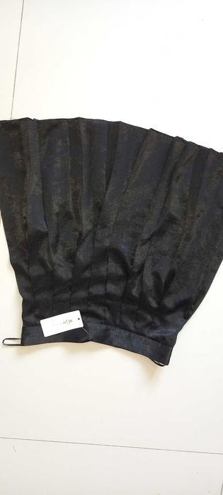 Czarna plisowana spodniczka z metka 36,koniec roku