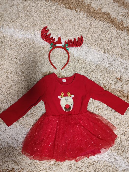 Новорічний наряд сукня туніка Різдвяний олень