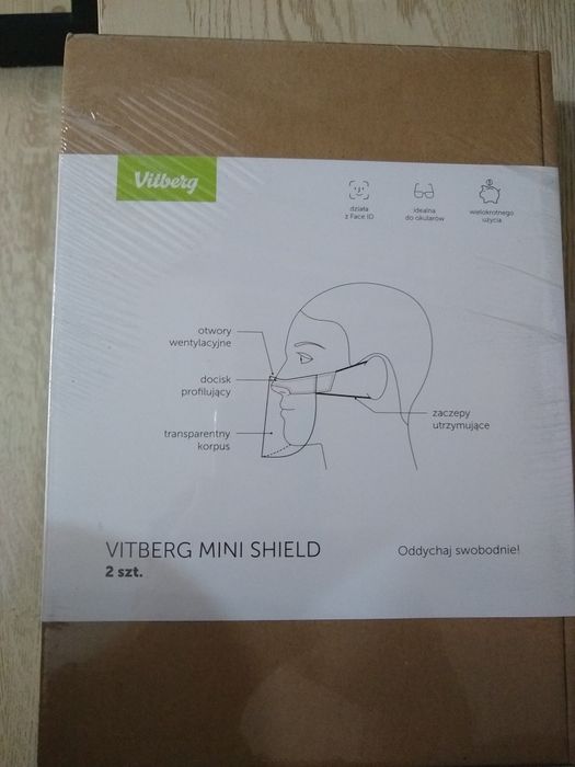 Przyłbica osłona Vitberg Mini Shield