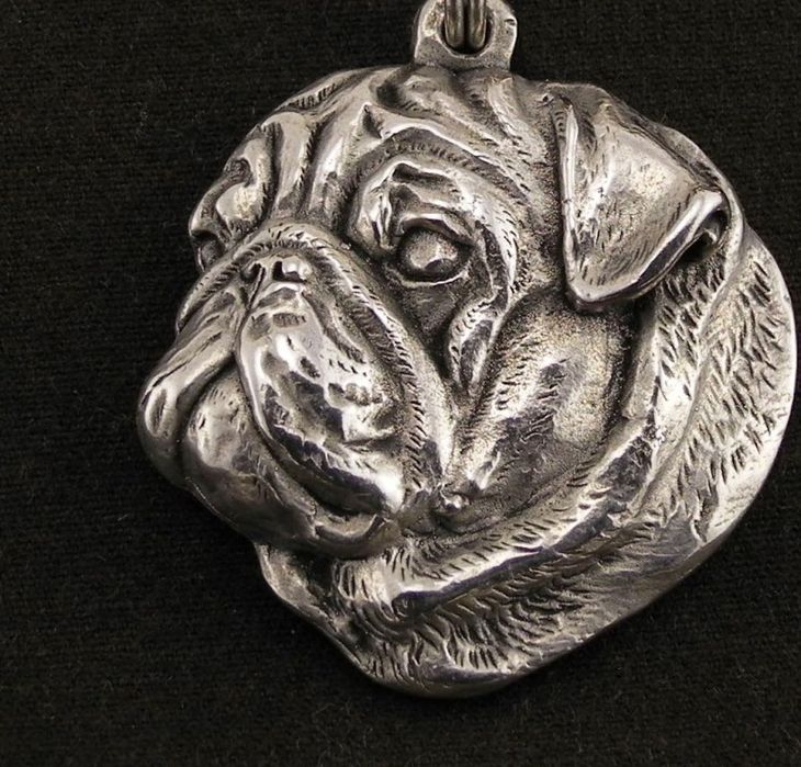 Mops, Pug I naszyjnik w pudełku Art-Dog