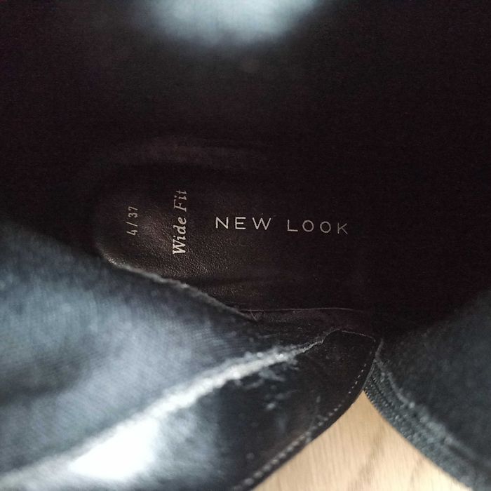 Чорні замшеві чоботи, сапоги, р.36