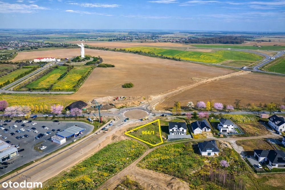 Działka budowlana 851 m² | Świebodzin | MPZP | media przy działce - Widok 5