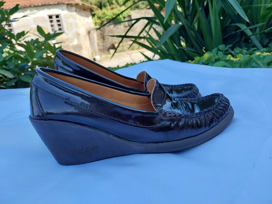 Sapato em Pele castanho "Daniela Lima"