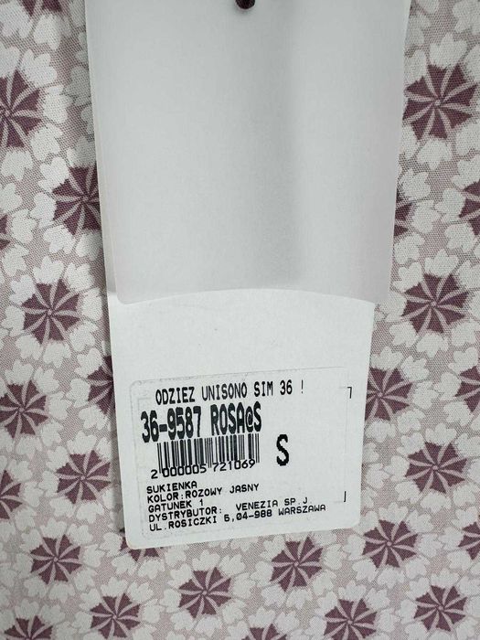 Letnia sukienka Unisono rozmiar S NOWA z metkami!
