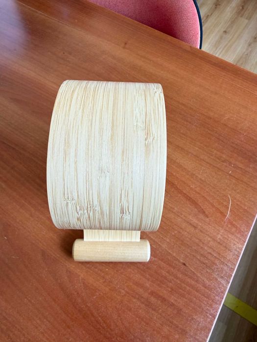 Suporte para Auscultadores design em madeira de bambu