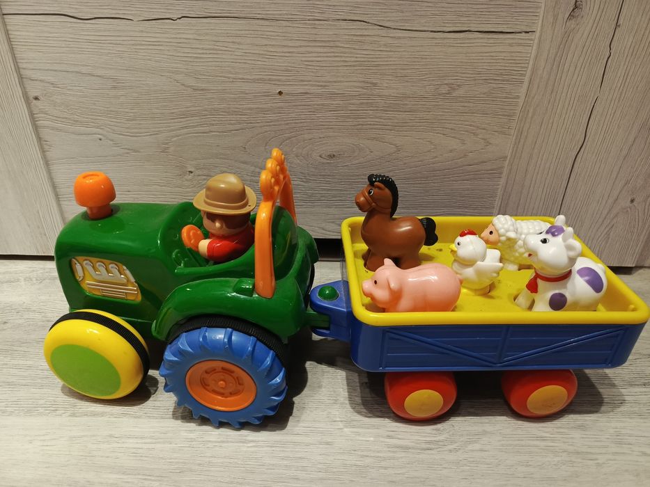 Zestaw zabawek Dumel: domek, farma, arka Noego, statek piracki traktor