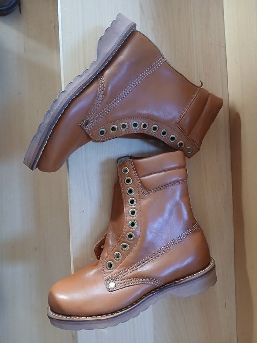 Skórzane buty trzewiki Podhale Nowy Targ lata 70