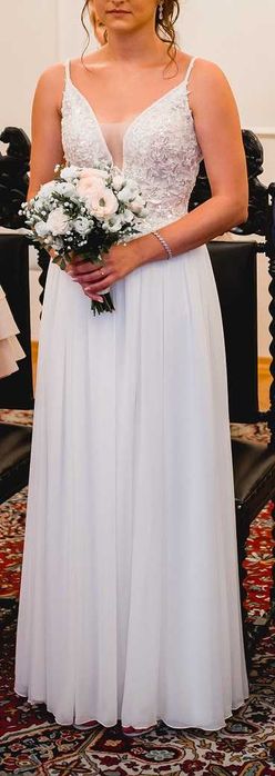 Suknia ślubna xs/s ivory