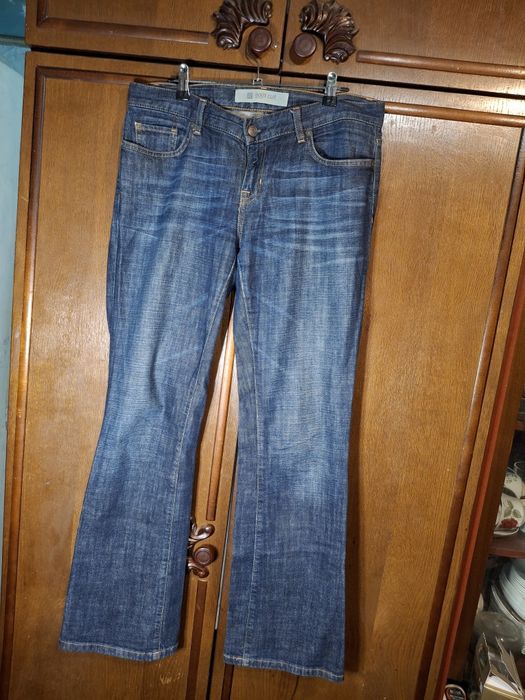 Сині джинси кльош / ретро джинси / ковбойські джинси від бренду BOOT CUT