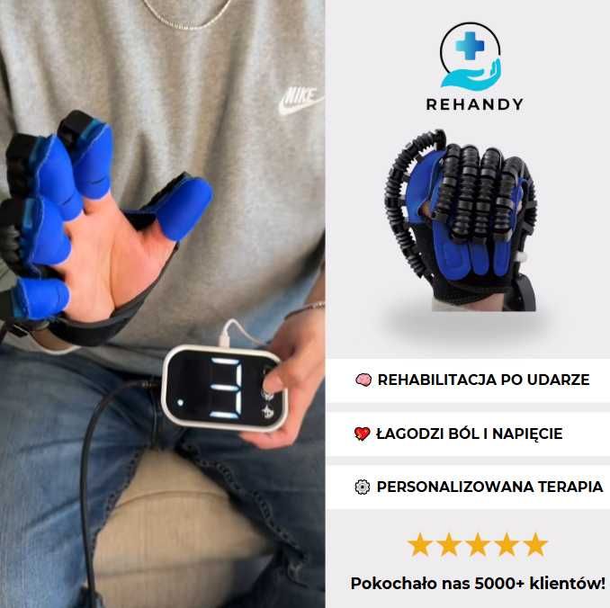 Rękawica do Rehabilitacji Po Udarowej *DARMOWA WYSYŁKA ZA POBRANIEM*
