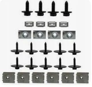 Kit fixadores resguardos Motor Mercedes Class C e E W203 W204 W211